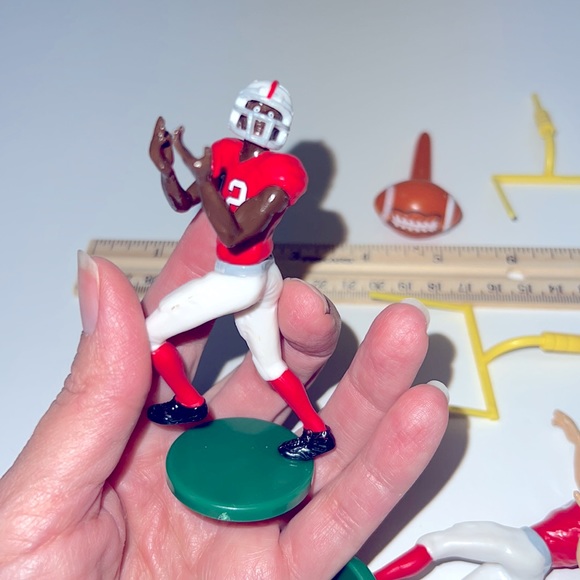 ⭐️3/$15 Touchdown Football Cake Topper Set QB#6 Receiver #12 DecoPac 6pc Party - Picture 9 of 11